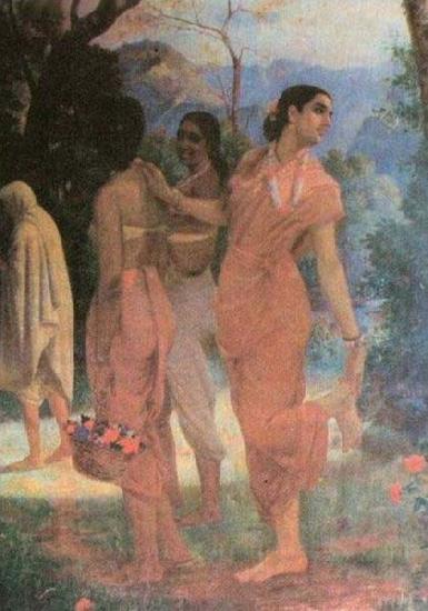 Raja Ravi Varma Ravi Varma Shakuntala, a character in the epic Mahabharata